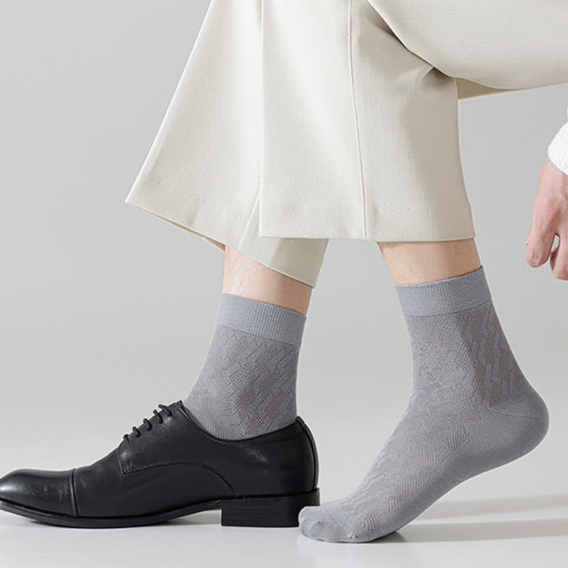 Chaussettes courtes en maille fine et respirante, sensation de fraîcheur (5 paires)