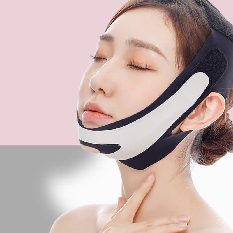 Masque contouring élastique en V