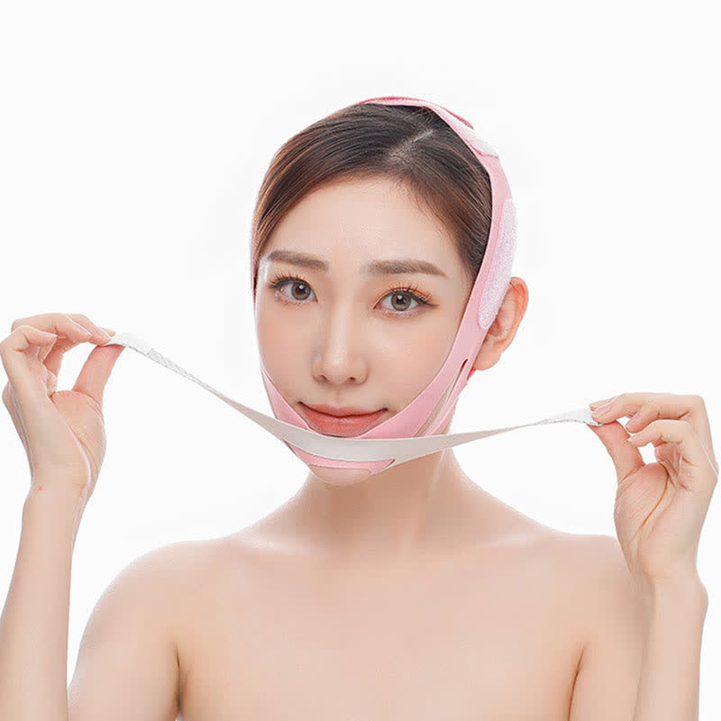 Masque contouring élastique en V