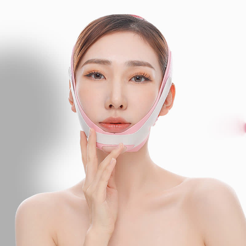 Masque contouring élastique en V