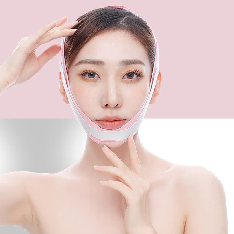 Masque contouring élastique en V
