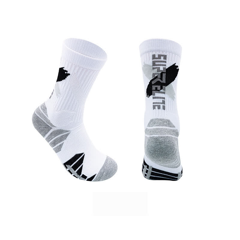Chaussettes de basket-ball à blocs de couleurs et à maintien rembourré (7 paires)