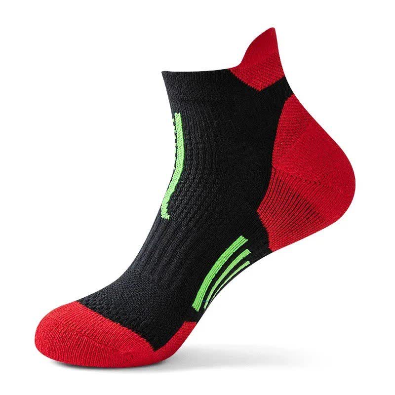 Chaussettes de compression sport à blocs de couleurs (5 paires)