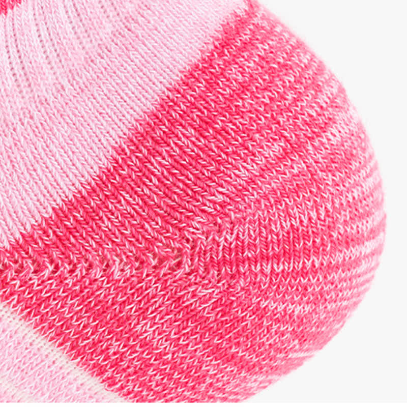 Chaussettes de course respirantes en coton à blocs de couleurs (6 paires)