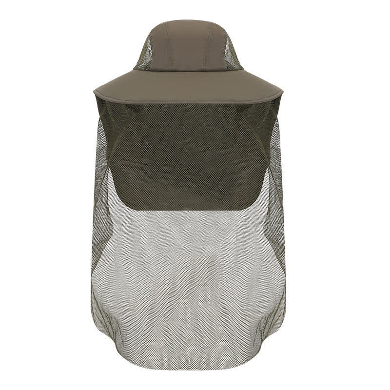 Chapeau bob à large bord pour l'extérieur - Vert olive - Taille unique - image 1