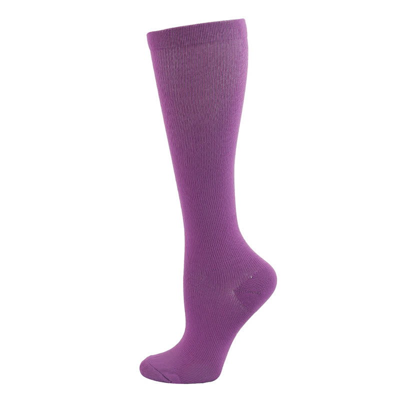 Chaussettes de compression à pois et cœurs (6 paires)