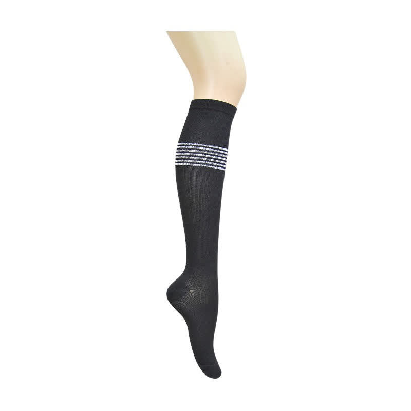 Chaussettes de compression à imprimé géométrique (5 paires)