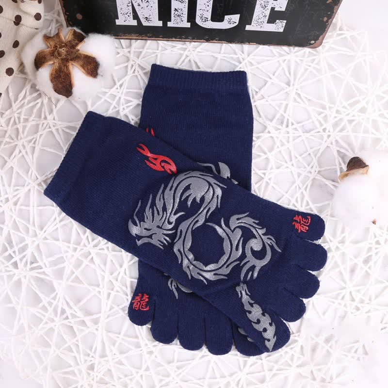 Chaussettes à imprimé tête de mort et griffes (6 paires)