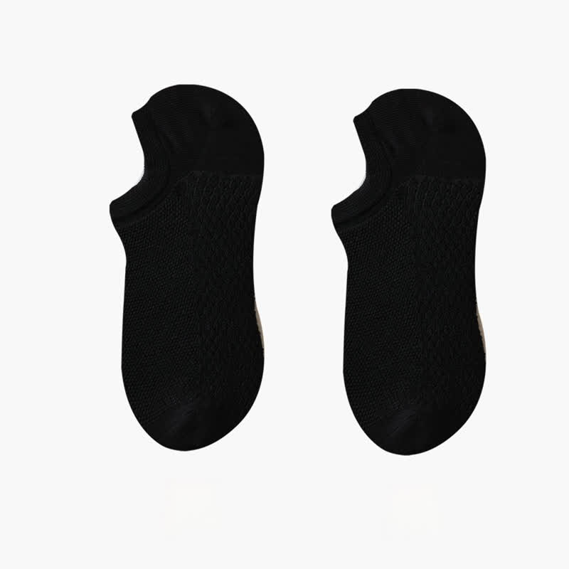Chaussettes invisibles ultra-fines en maille respirante (8 paires) - Noir - EU42-48 (US8.5-13) - image 18