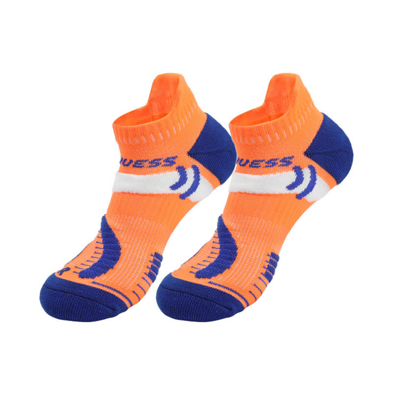 Chaussettes de sport respirantes à blocs de couleurs vives (4 paires)