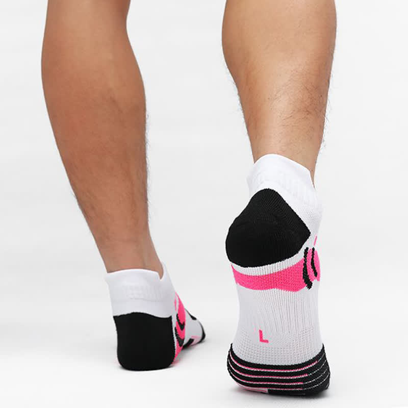 Chaussettes de sport respirantes à blocs de couleurs vives (4 paires)