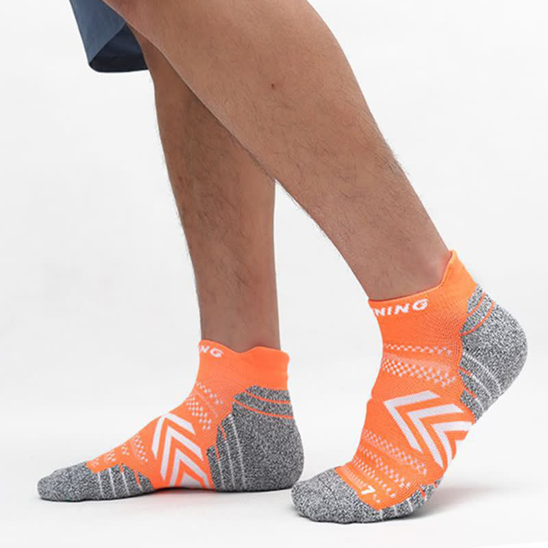 Chaussettes de sport respirantes à motif flèches de couleurs vives (6 paires)
