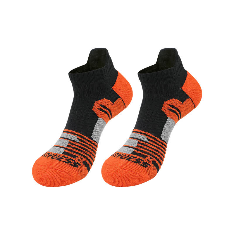 Chaussettes de sport respirantes à rayures et blocs de couleurs (5 paires)