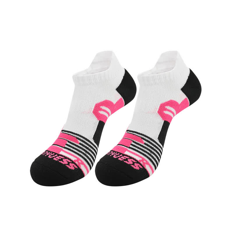 Chaussettes de sport respirantes à rayures et blocs de couleurs (5 paires)