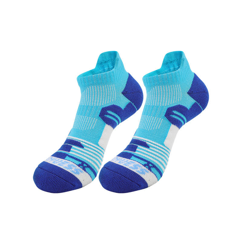 Chaussettes de sport respirantes à rayures et blocs de couleurs (5 paires)
