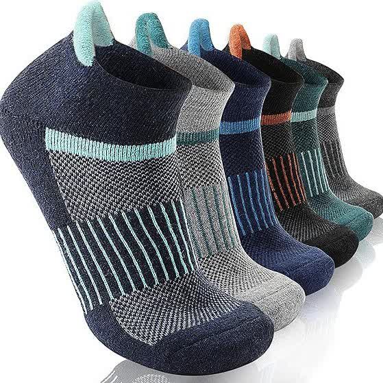 Chaussettes de sport à rayures (6 paires)