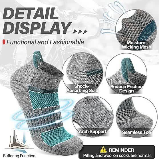 Chaussettes de sport à rayures (6 paires)