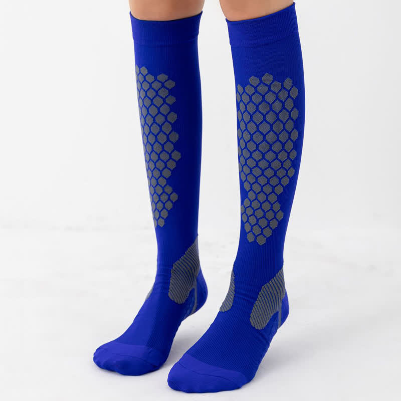 Chaussettes de compression à motifs géométriques (3 paires)