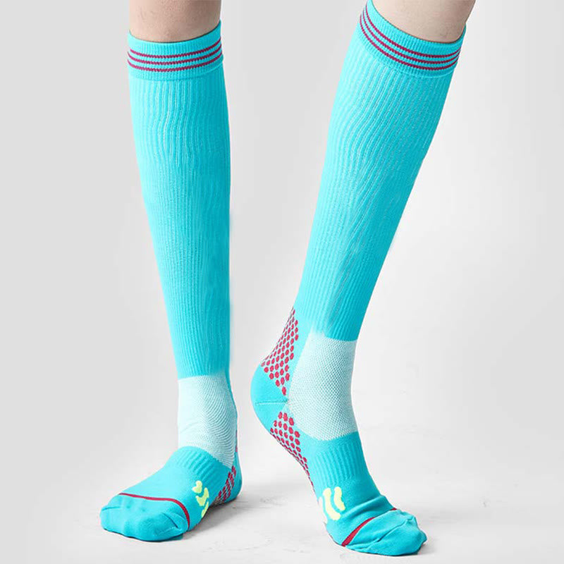 Chaussettes de compression antidérapantes pour le sport et le massage (3 paires)