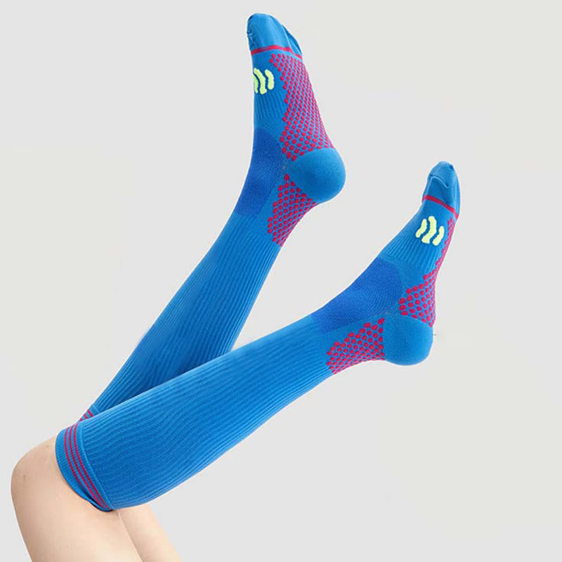 Chaussettes de compression antidérapantes pour le sport et le massage (3 paires)