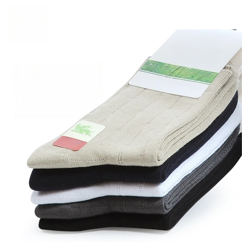 Chaussettes confortables absorbantes en fibre de bambou (5 paires)