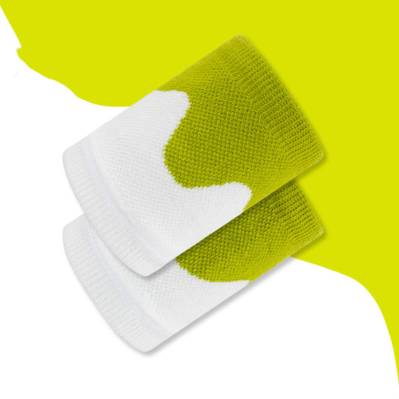 Manchons de poignet à blocs de couleurs ondulés (2 paires)
