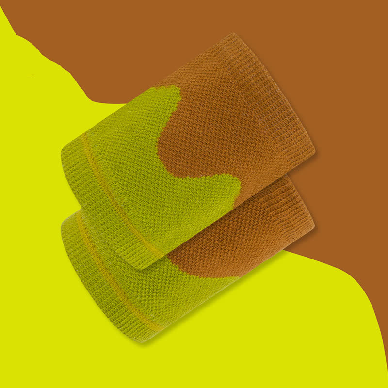 Manchons de poignet à blocs de couleurs ondulés (2 paires)