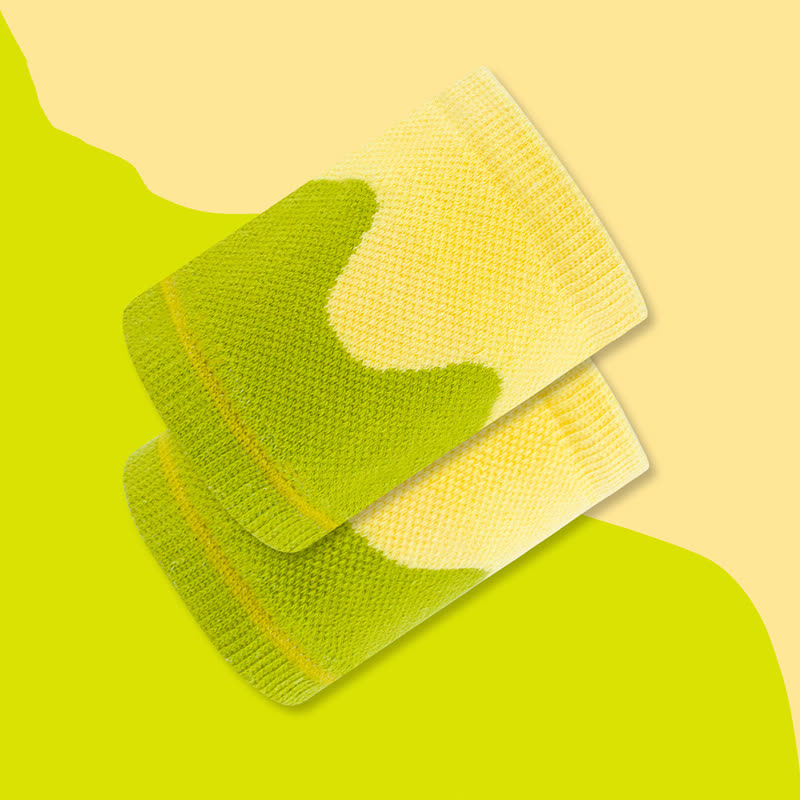 Manchons de poignet à blocs de couleurs ondulés (2 paires)