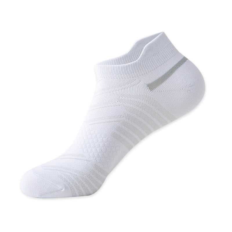 Chaussettes de sport respirantes à rayures (6 paires) - Blanc - EU39-44 (US6-10) - image 14