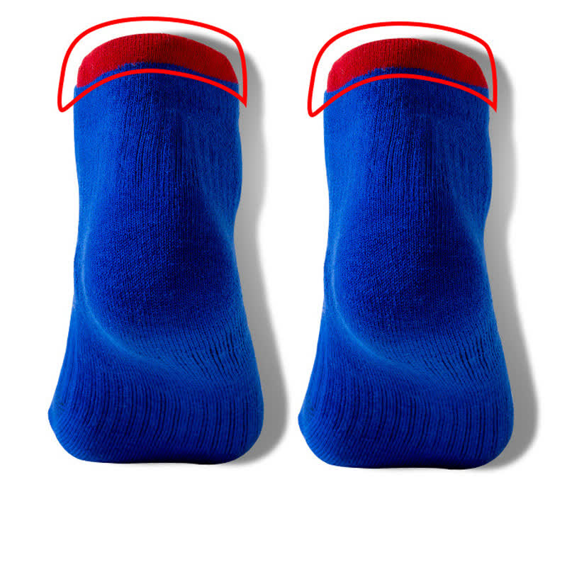 Chaussettes de sport respirantes et anti-transpiration de couleur unie (5 paires)