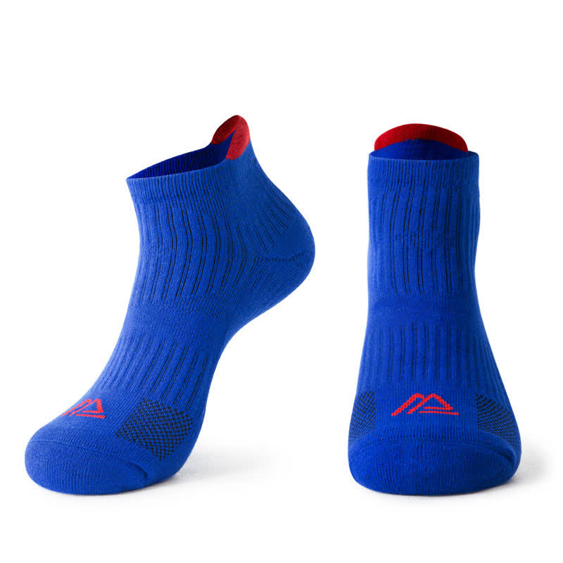 Chaussettes de sport respirantes et anti-transpiration de couleur unie (5 paires)