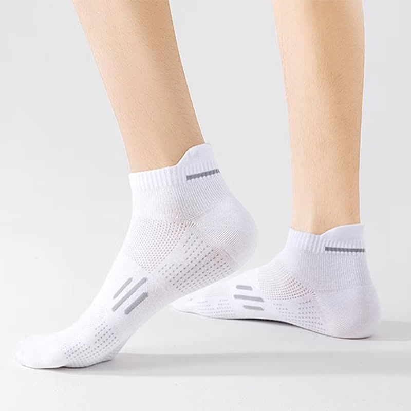 Chaussettes de sport respirantes en coton anti-transpiration (5 paires)