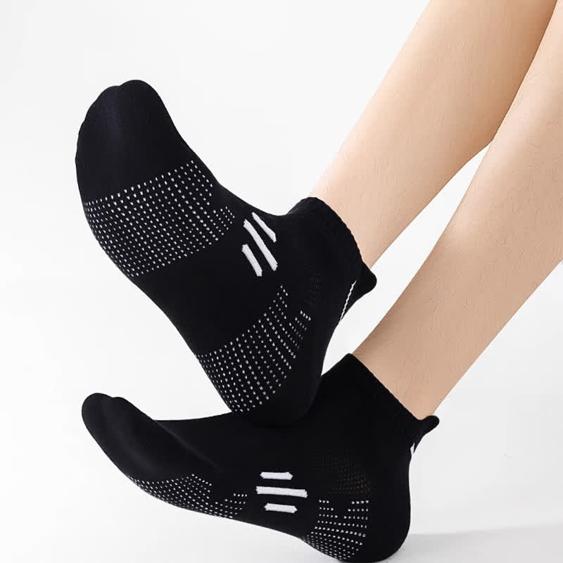 Chaussettes de sport respirantes en coton anti-transpiration (5 paires)