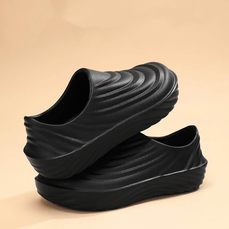 Chaussures de cuisine imperméables antidérapantes de couleur unie