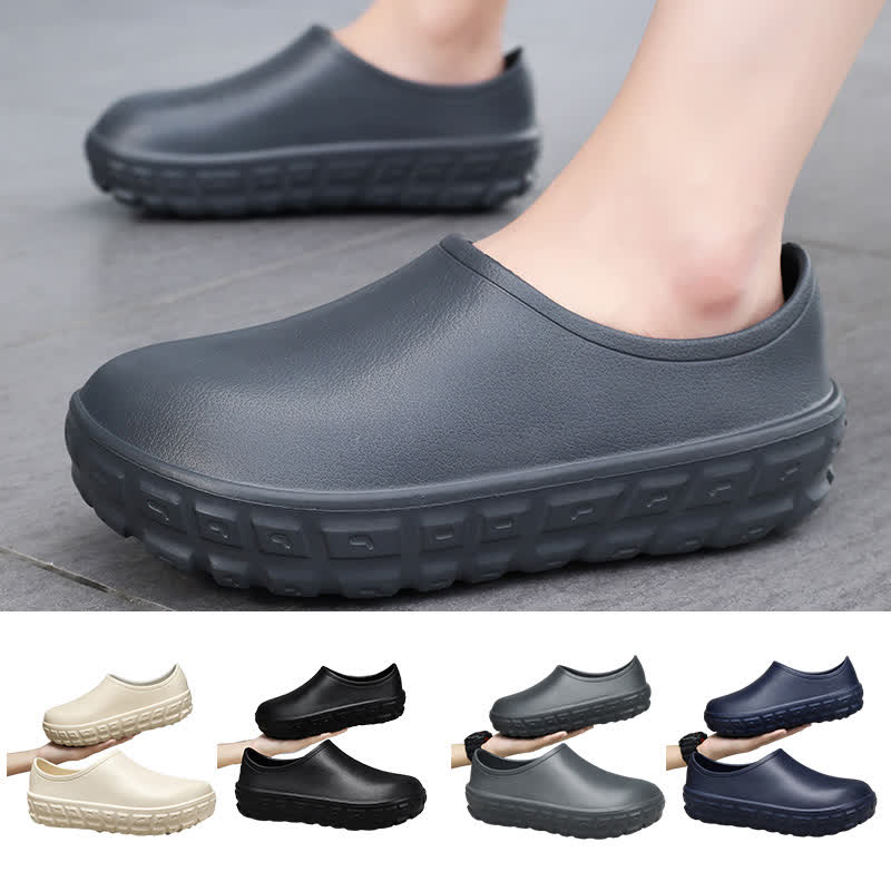 Chaussures de cuisine imperméables à enfiler et à la mode
