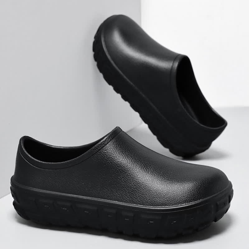 Chaussures de cuisine imperméables à enfiler et à la mode