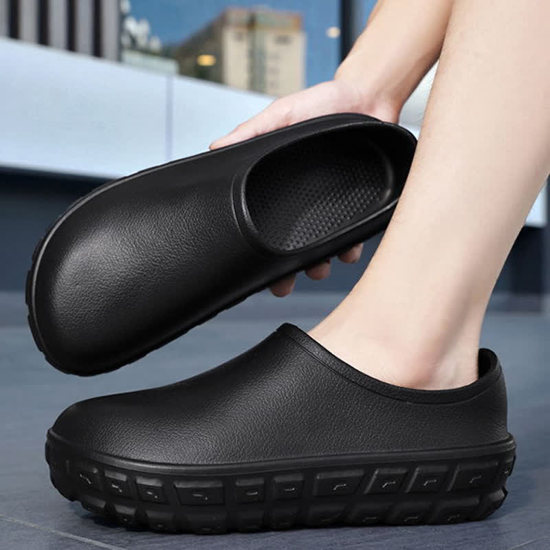 Chaussures de cuisine imperméables à enfiler et à la mode