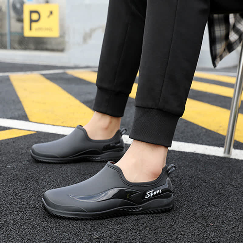Chaussures de jardinage imperméables et antidérapantes de couleur unie