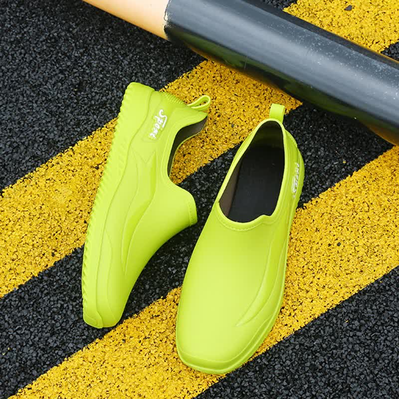 Chaussures de jardinage imperméables et antidérapantes de couleur unie