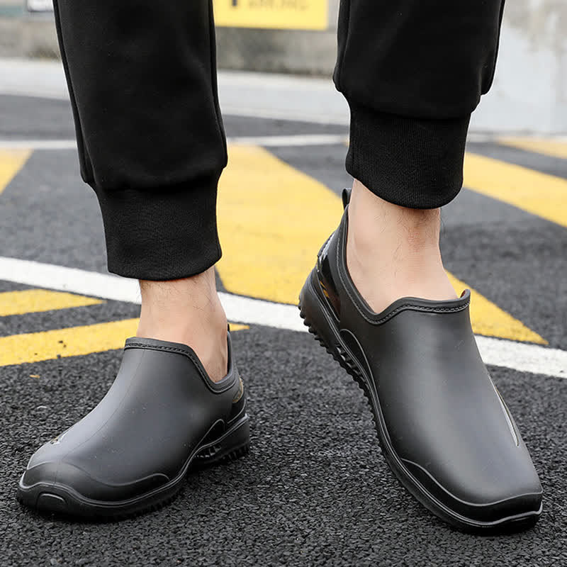 Chaussures de jardinage imperméables et antidérapantes de couleur unie