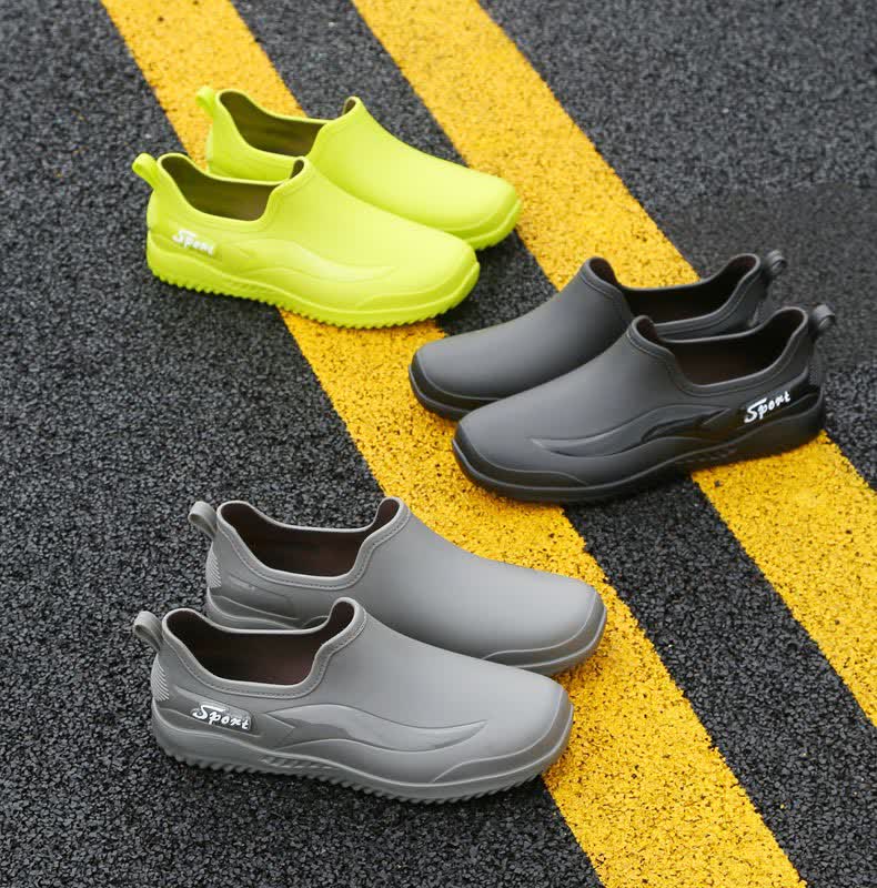 Chaussures de jardinage imperméables et antidérapantes de couleur unie