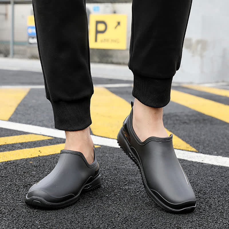 Chaussures de jardinage imperméables et antidérapantes de couleur unie
