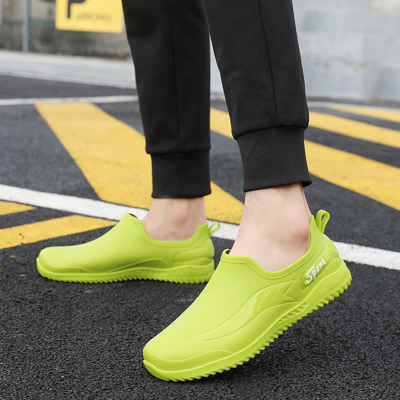 Chaussures de jardinage imperméables et antidérapantes de couleur unie