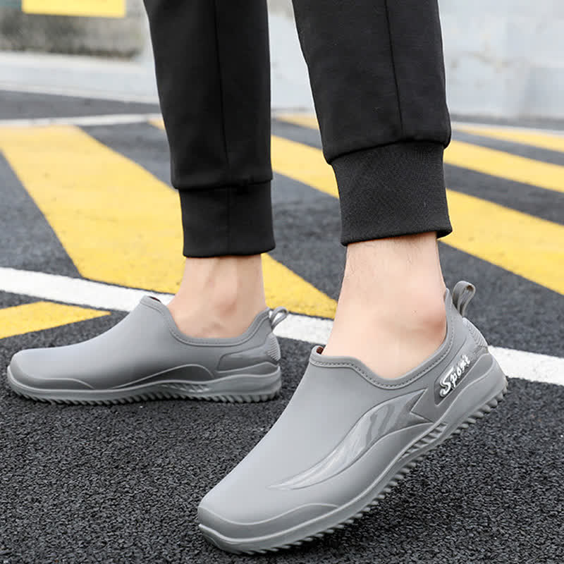 Chaussures de jardinage imperméables et antidérapantes de couleur unie