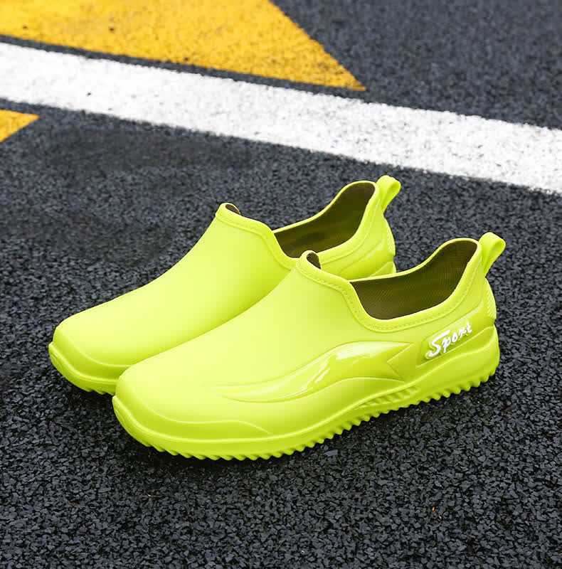 Chaussures de jardinage imperméables et antidérapantes de couleur unie