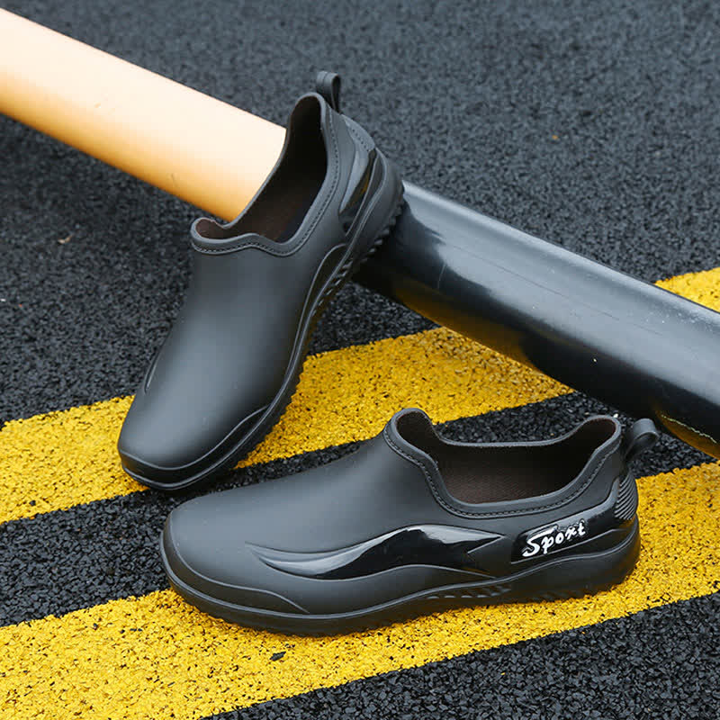 Chaussures de jardinage imperméables et antidérapantes de couleur unie