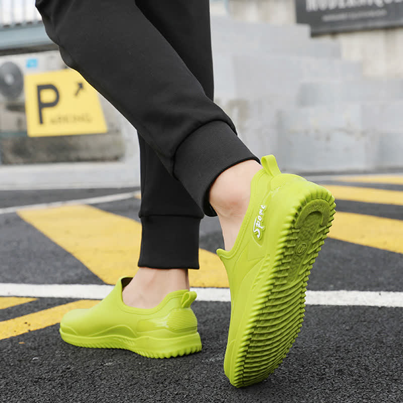 Chaussures de jardinage imperméables et antidérapantes de couleur unie