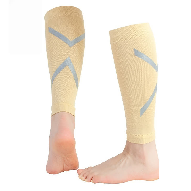 Manchons de compression réfléchissants pour mollets