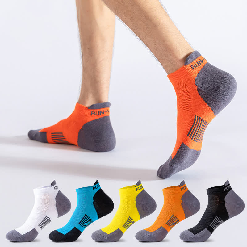Chaussettes de compression respirantes et anti-transpiration pour le sport (5 paires)