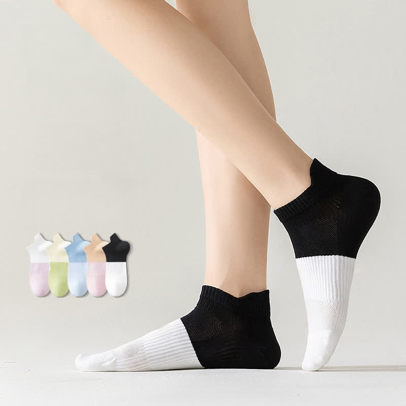 Chaussettes de compression respirantes et fines pour le sport (5 paires)